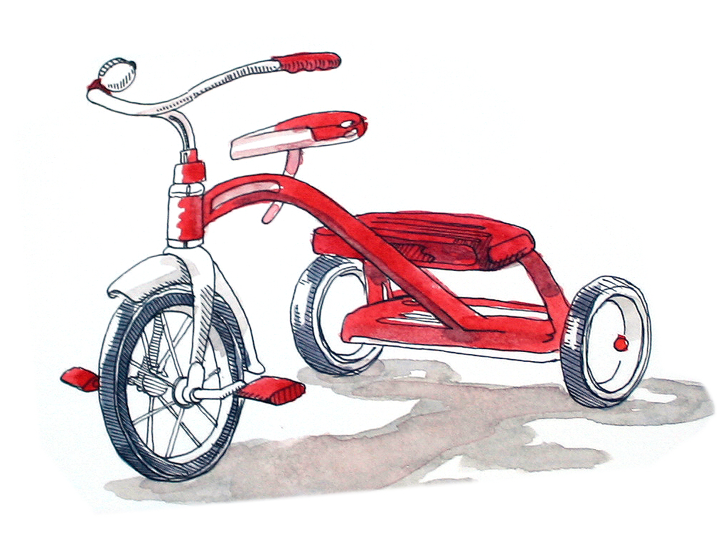 Little Red Tricycle