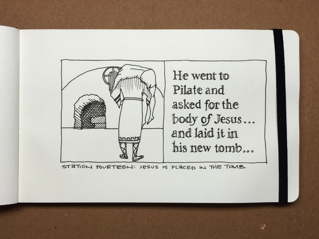 Station Fourteen: Jesus is Placed in the Tomb