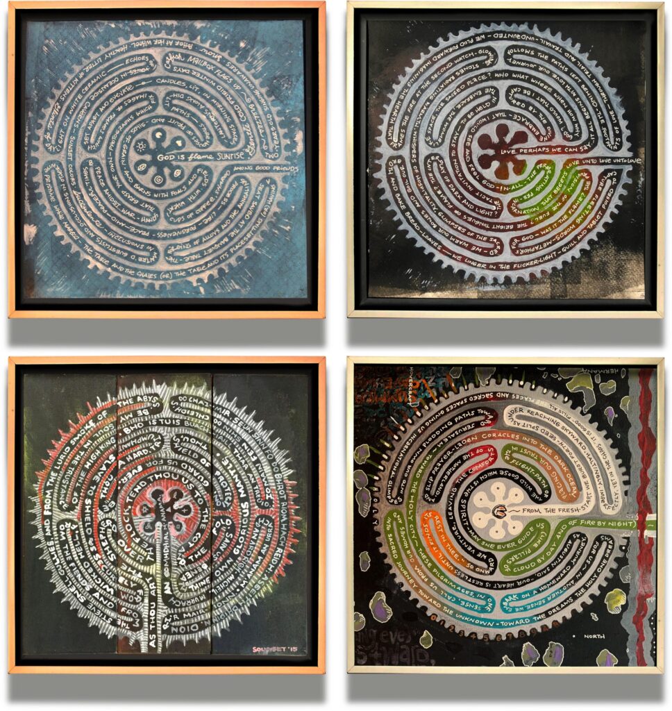 Labyrinthine-Layers in acrylic